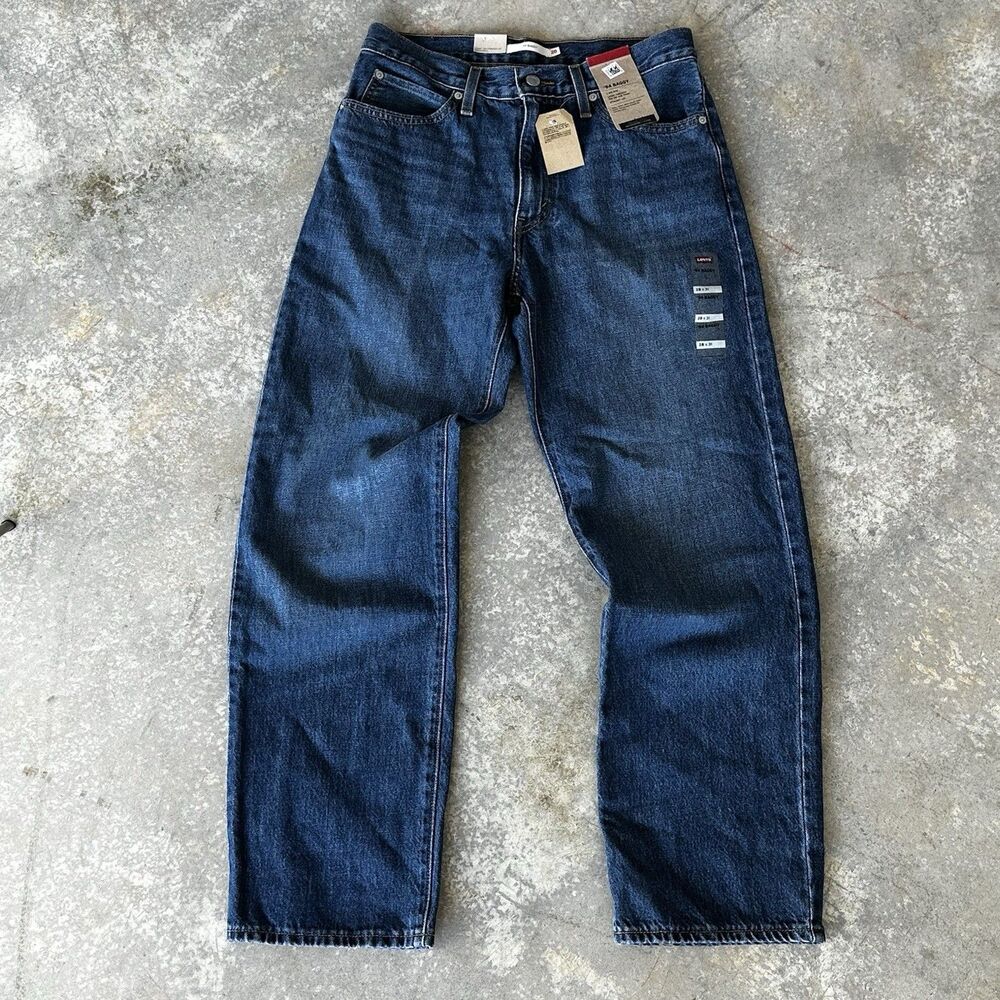 Levi's - Men 28x31 '94 Baggy Blue Straight Medium Wash Denim Jeans
